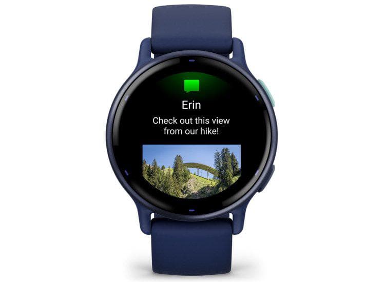 Ceas smartwatch Garmin vívoactive 5 Blue/Blue Metal