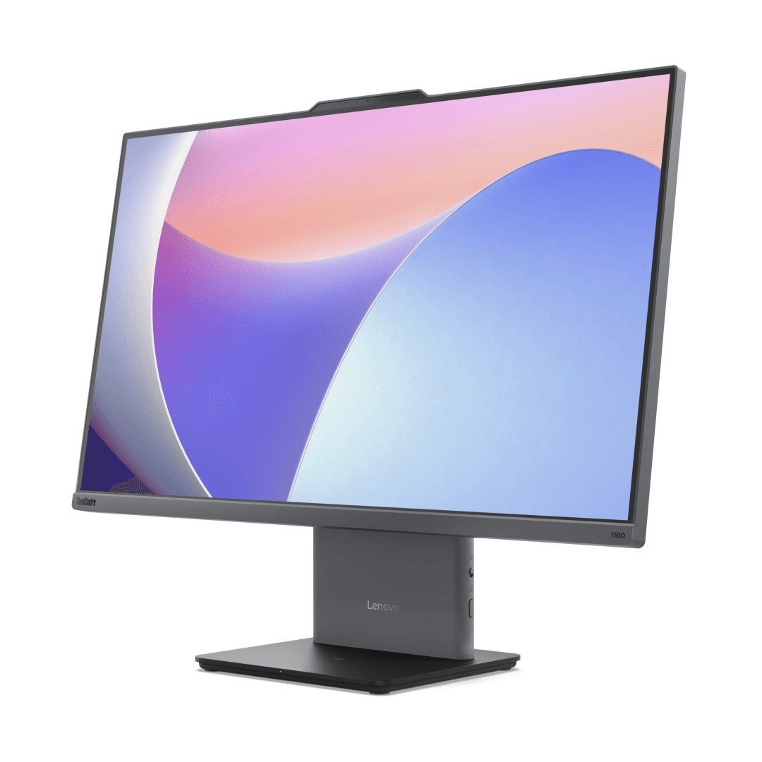 All-in-One Lenovo ThinkCentre neo 50a 24 Gen 5 AIO (24 inches), 23.8" FHD (1920x1080) IPS Anti-glare 250nits, 99% sRGB, touch, Intel® Core 7 240H, 10C (6P + 4E) / 16T, P-core 2.5 / 5.2GHz, E-core 1.8 / 4.0GHz, 24MB, RAM 1x 16GB SO-DIMM DDR5-5200, SSD 512GB SSD M.2 2280 PCIe® 4.0x4 NVMe® Opal 2.0