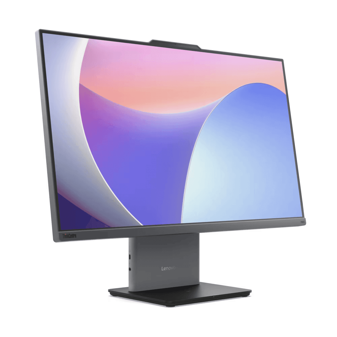 All-in-One Lenovo ThinkCentre neo 50a 24 Gen 5 AIO (24 inches), 23.8" FHD (1920x1080) IPS Anti-glare 250nits, 99% sRGB, touch, Intel® Core 7 240H, 10C (6P + 4E) / 16T, P-core 2.5 / 5.2GHz, E-core 1.8 / 4.0GHz, 24MB, RAM 1x 16GB SO-DIMM DDR5-5200, SSD 512GB SSD M.2 2280 PCIe® 4.0x4 NVMe® Opal 2.0