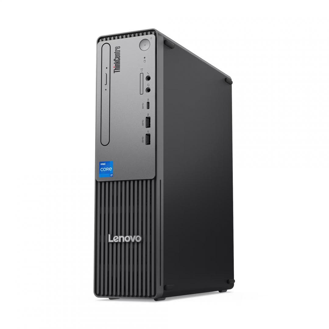 Desktop Lenovo ThinkCentre neo 50s Gen 5 SFF, Intel Core i3-14100, 4C (4P + 0E) / 8T, P-core 3.5 / 4.7GHz, 12MB Intel Smart Cache, RAM 2x 32GB UDIMM DDR5-5600, SSD 512GB SSD M.2 2280 PCIe 4.0x4 NVMe Opal 2.0, Video: Integrated Intel UHD Graphics 730, Optic: None, Card reader: 3-in-1 Card Reader