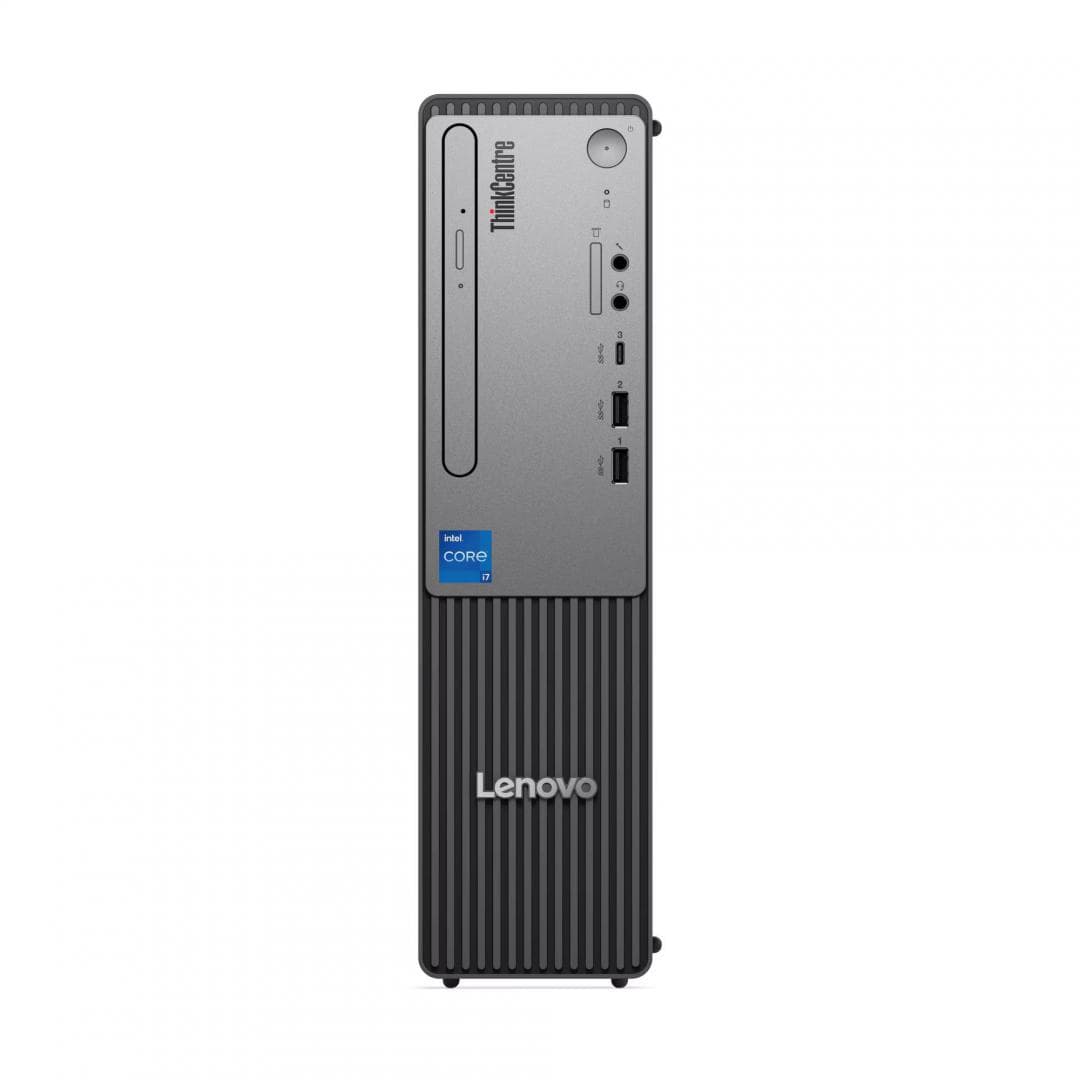 Desktop Lenovo ThinkCentre neo 50s Gen 5 SFF, Intel Core i3-14100, 4C (4P + 0E) / 8T, P-core 3.5 / 4.7GHz, 12MB Intel Smart Cache, RAM 2x 32GB UDIMM DDR5-5600, SSD 512GB SSD M.2 2280 PCIe 4.0x4 NVMe Opal 2.0, Video: Integrated Intel UHD Graphics 730, Optic: None, Card reader: 3-in-1 Card Reader