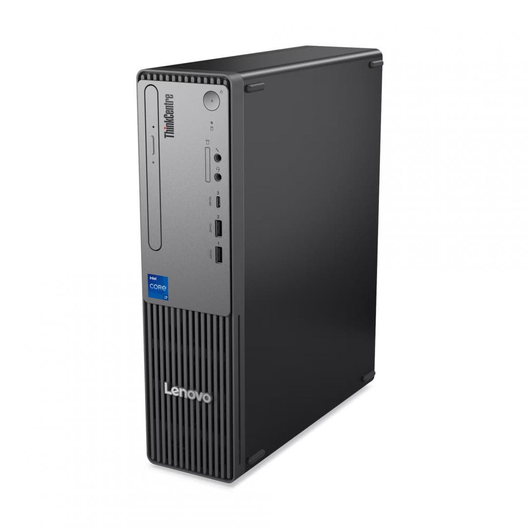 Desktop Lenovo ThinkCentre neo 50s Gen 5 SFF, Intel Core i3-14100, 4C (4P + 0E) / 8T, P-core 3.5 / 4.7GHz, 12MB Intel Smart Cache, RAM 2x 32GB UDIMM DDR5-5600, SSD 512GB SSD M.2 2280 PCIe 4.0x4 NVMe Opal 2.0, Video: Integrated Intel UHD Graphics 730, Optic: None, Card reader: 3-in-1 Card Reader