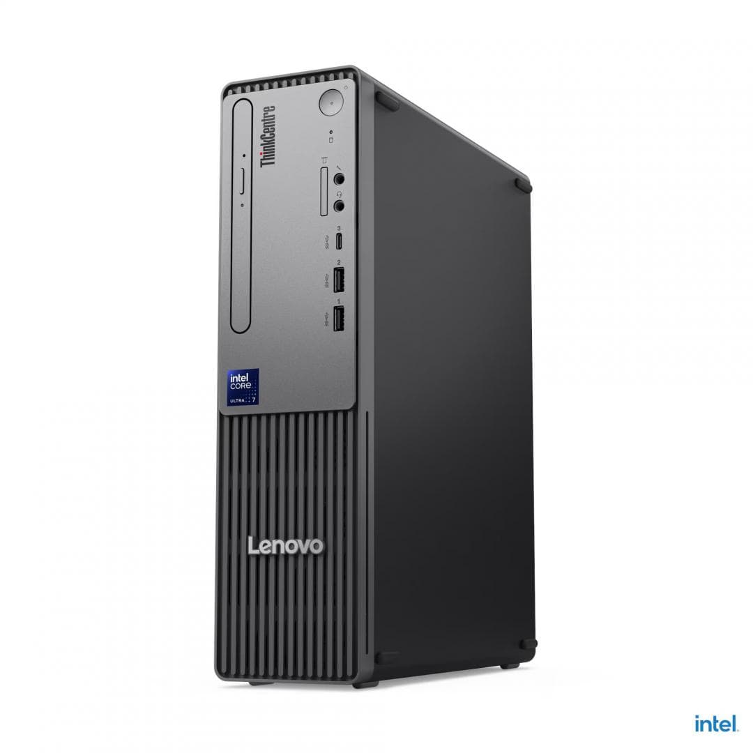 Desktop Lenovo ThinkCentre neo 50s Gen 6 , Intel® Core Ultra 5 225, 10C (6P + 4E) / 10T, Max Turbo up to 4.9GHz, 20MB Intel Smart Cache, RAM 1x 16GB UDIMM DDR5-5600, SSD 512GB SSD M.2 2280 PCIe® 4.0x4 NVMe®, Video: Intel® Arc™ A310 LP 4GB GDDR6, Optic: None, Card reader: 3-in-1 Card Reader