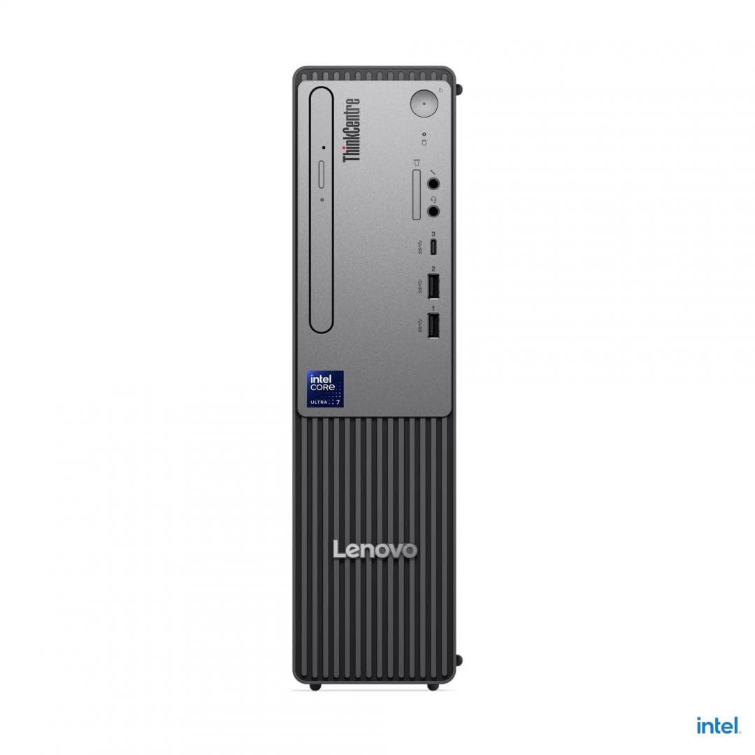 Desktop Lenovo ThinkCentre neo 50s Gen 6 , Intel® Core Ultra 5 225, 10C (6P + 4E) / 10T, Max Turbo up to 4.9GHz, 20MB Intel Smart Cache, RAM 1x 16GB UDIMM DDR5-5600, SSD 512GB SSD M.2 2280 PCIe® 4.0x4 NVMe®, Video: Intel® Arc™ A310 LP 4GB GDDR6, Optic: None, Card reader: 3-in-1 Card Reader
