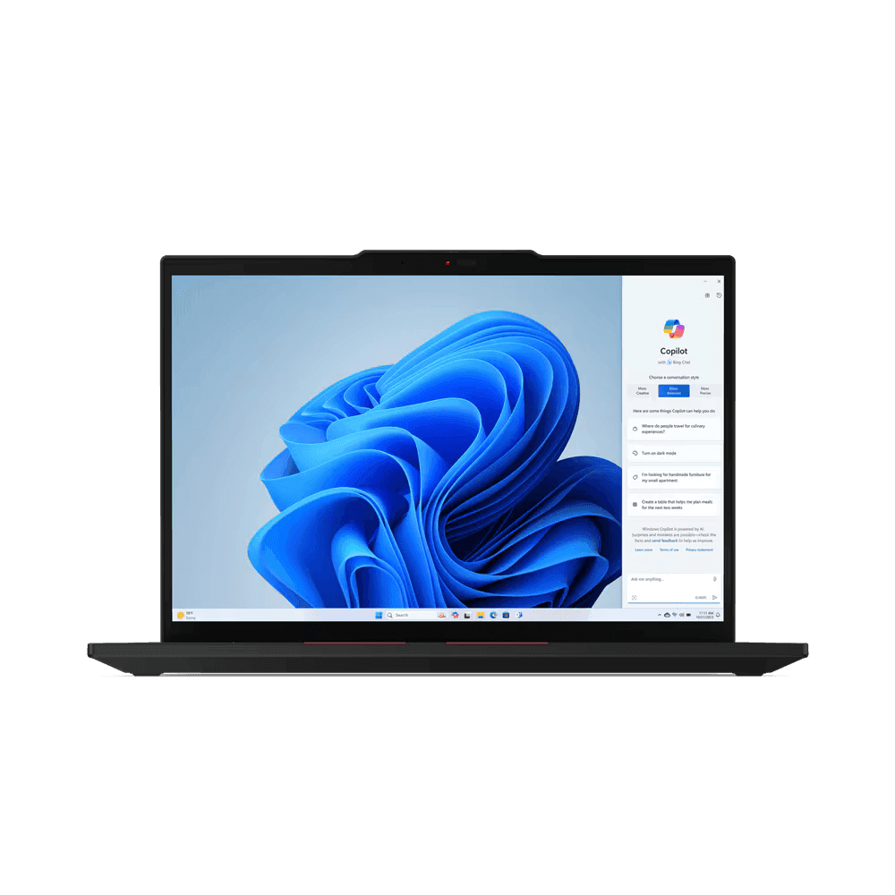 Laptop Lenovo ThinkPad T14 Gen 5 (Intel); 14" WUXGA; Intel Core Ultra 7 155U; Integrated Intel Graphics; RAM 64GB, SSD 1TB, 3YP W11P