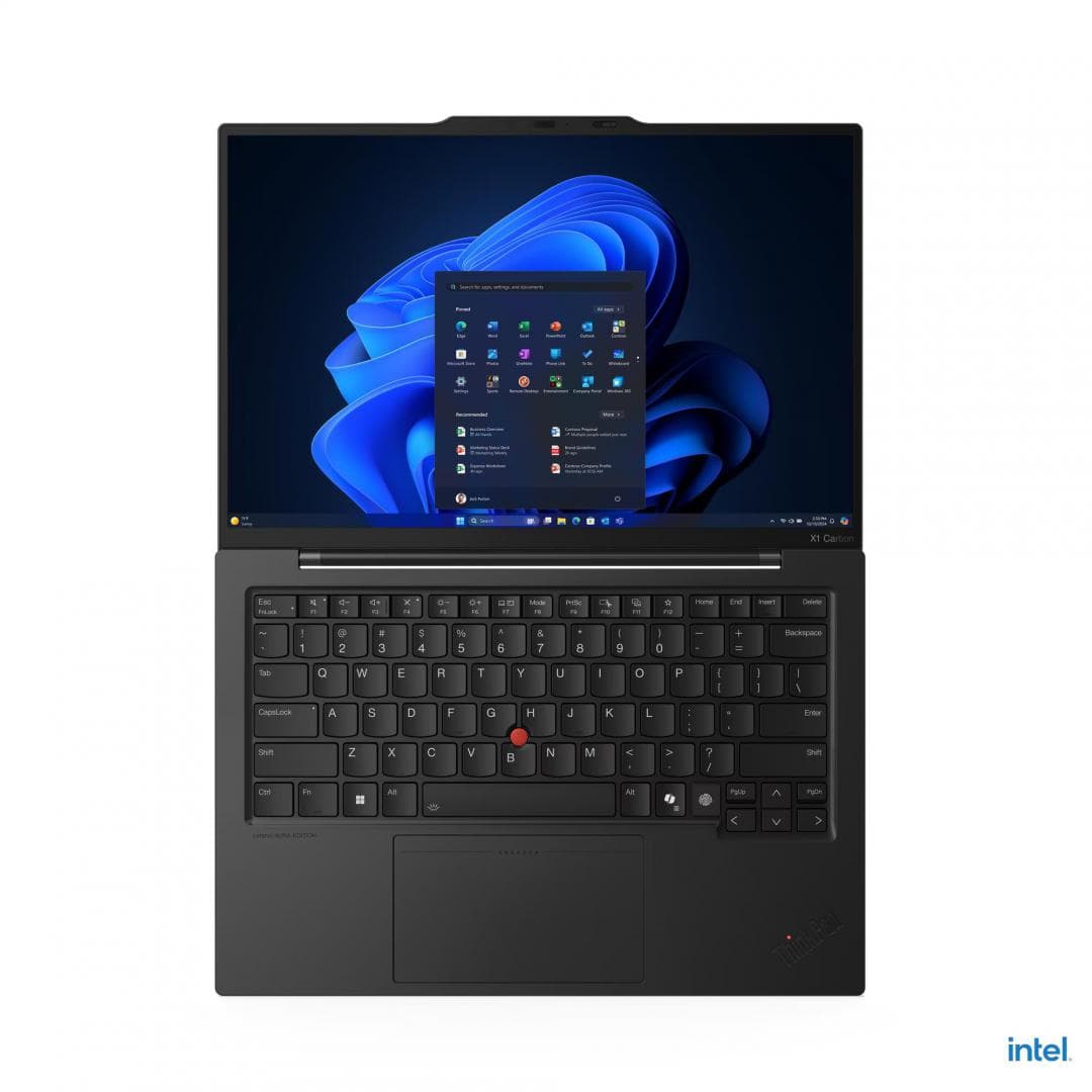 Laptop Business Lenovo ThinkPad X1 Carbon Gen 13 Aura Edition, cu procesor Intel Core Ultra 7 255U, 14'' OLED Touch, 32 GB LPDDR5x, 1 TB SSD, Intel Graphics, Windows 11 Pro