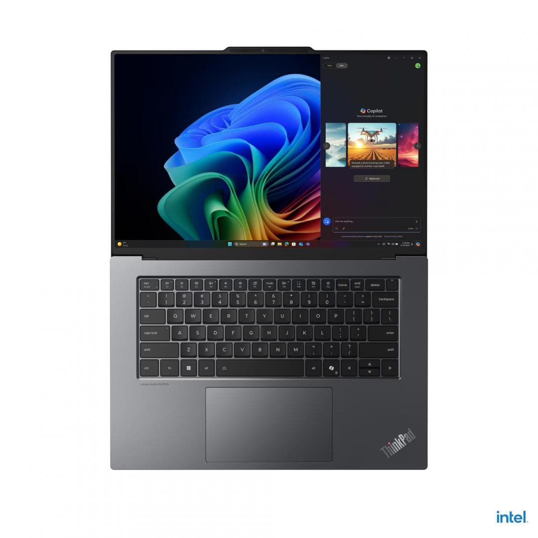 Laptop Business Lenovo ThinkPad X9-15 Gen 1 Aura Edition, cu procesor Intel Core Ultra 7 258V, 15.3'' OLED Touch, 32 GB LPDDR5x, 2 TB SSD, Intel Arc 140V, Windows 11 Pro