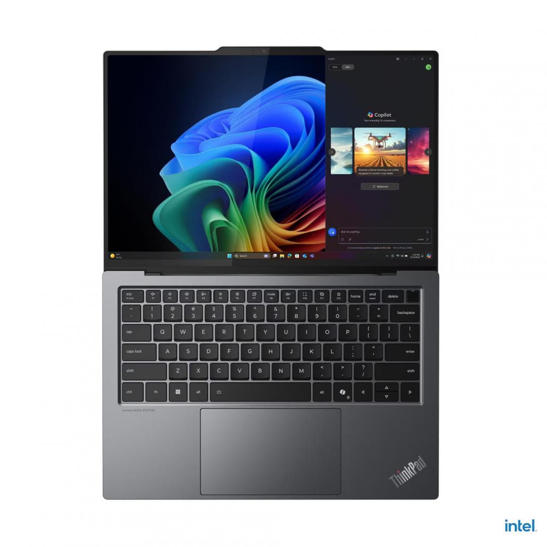 Laptop Business Lenovo ThinkPad X9-14 Gen 1, cu procesor Intel Core Ultra 7 258V, 14'' OLED, 32 GB LPDDR5x, 512 GB SSD, Intel Arc 140V, Windows 11 Pro