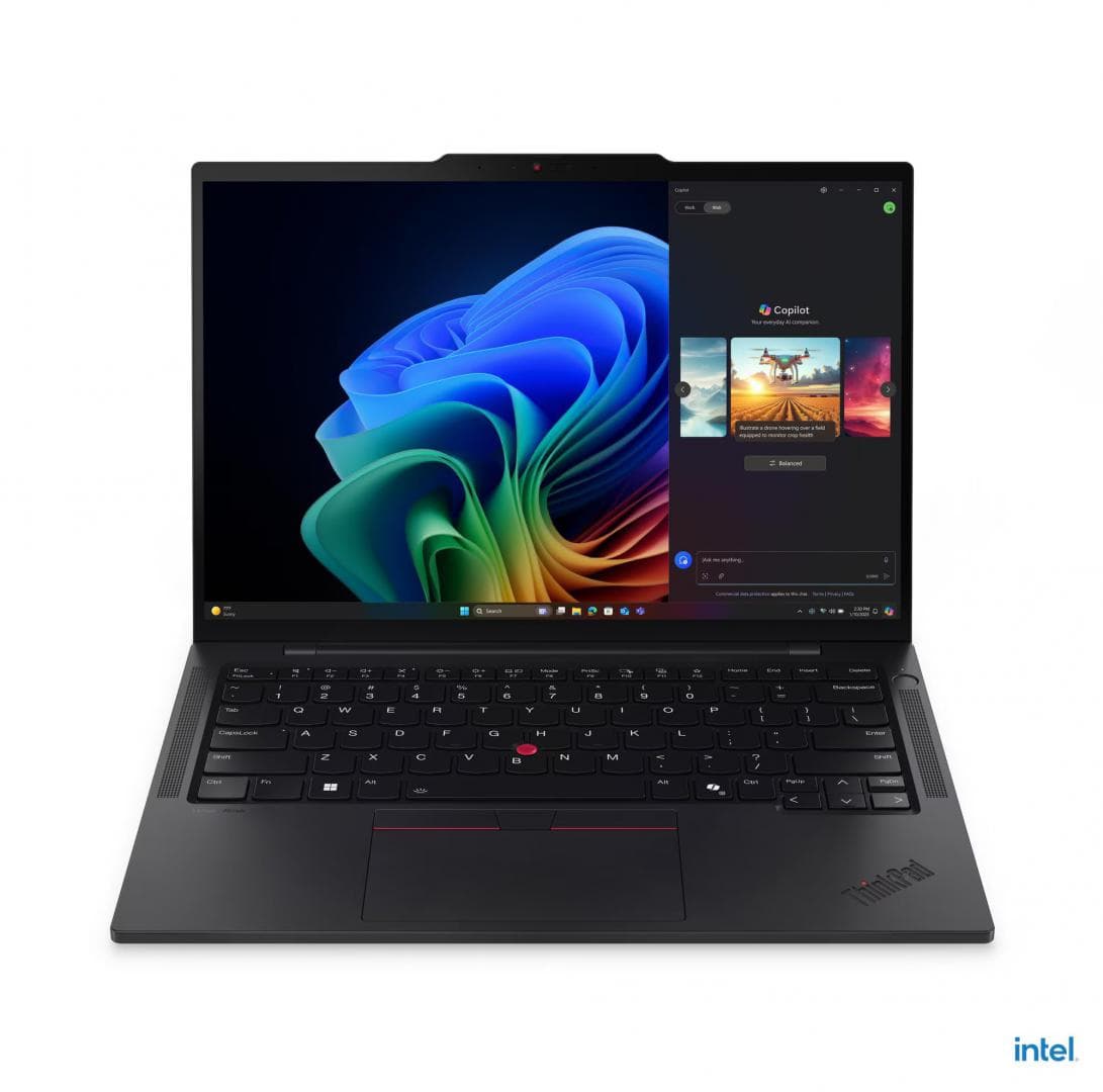 Laptop Business Lenovo ThinkPad T14s Gen 6 Copilot+ PC, cu procesor Intel Core Ultra 5 228V, 14'' IPS, 32 GB LPDDR5x, 1 TB SSD, Intel Arc 130V integrat, Windows 11 Pro