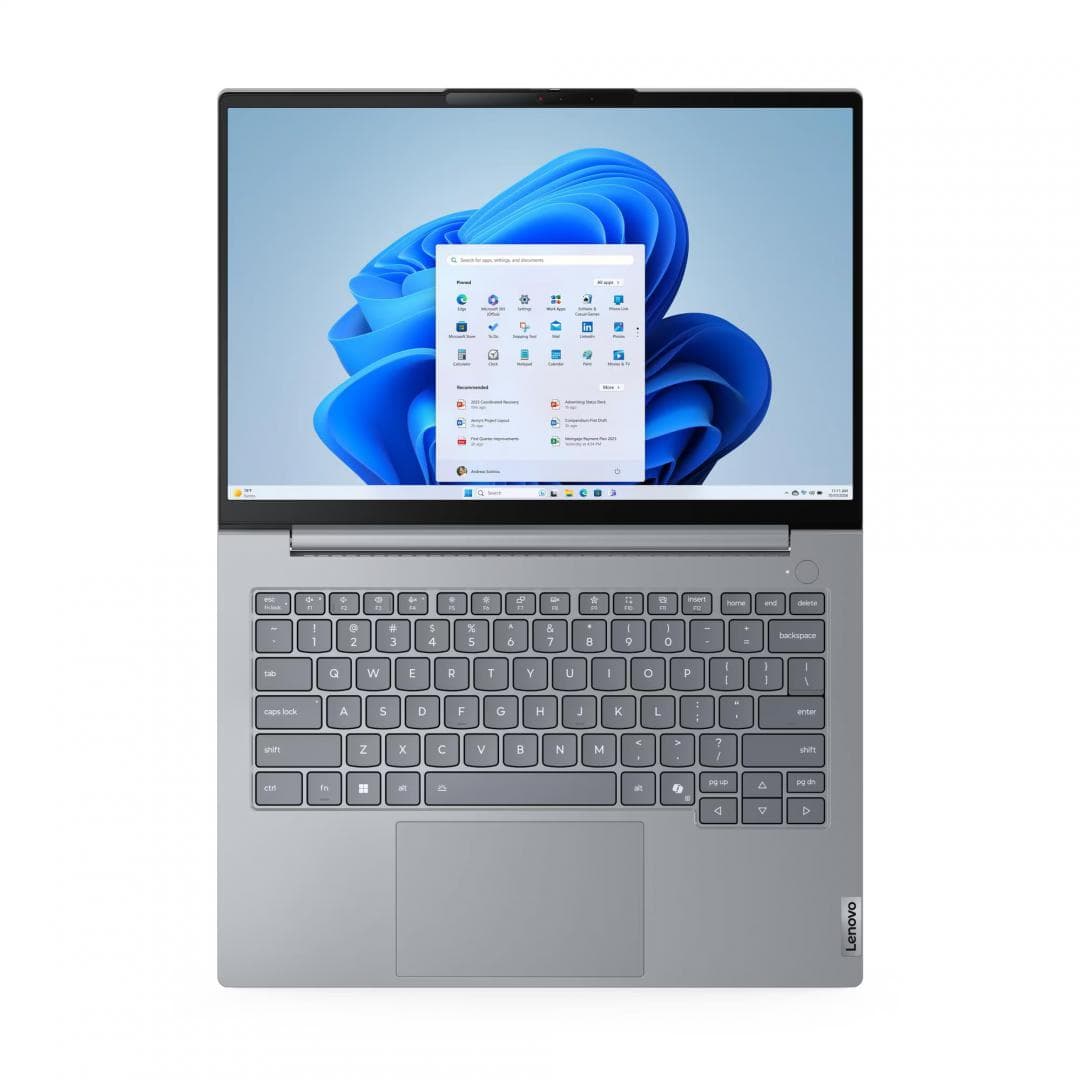 Laptop SMB Lenovo ThinkBook 14 G8 IAL, cu procesor Intel Core Ultra 7 255H, 14'' IPS, 16 GB DDR5, 512 GB SSD, Intel Arc 140T, Fr OS