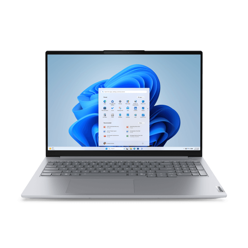 Laptop SMB Lenovo ThinkBook 16 G8 IAL, cu procesor Intel Core Ultra 7 255H, 16'' IPS, 16 GB DDR5, 512 GB SSD, Intel Arc 140T, Fr OS