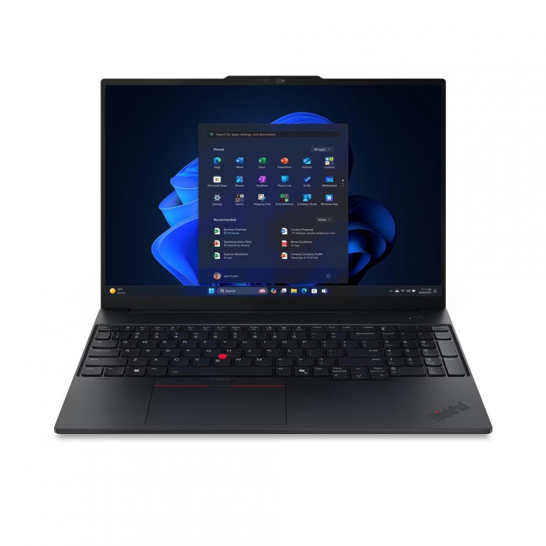 Laptop Business Lenovo ThinkPad E16 Gen 3, cu procesor Intel Core Ultra 5 225U, 16'' IPS, 16 GB DDR5, 512 GB SSD, Intel Graphics, Fr OS