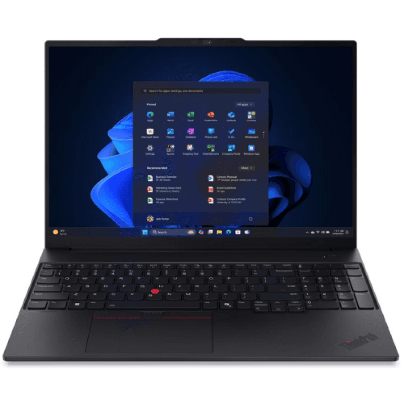 Laptop Business Lenovo ThinkPad E16 Gen 3, cu procesor AMD Ryzen 7 250, 16'' IPS, 32 GB DDR5, 1 TB SSD, AMD Radeon 780M, Fr OS