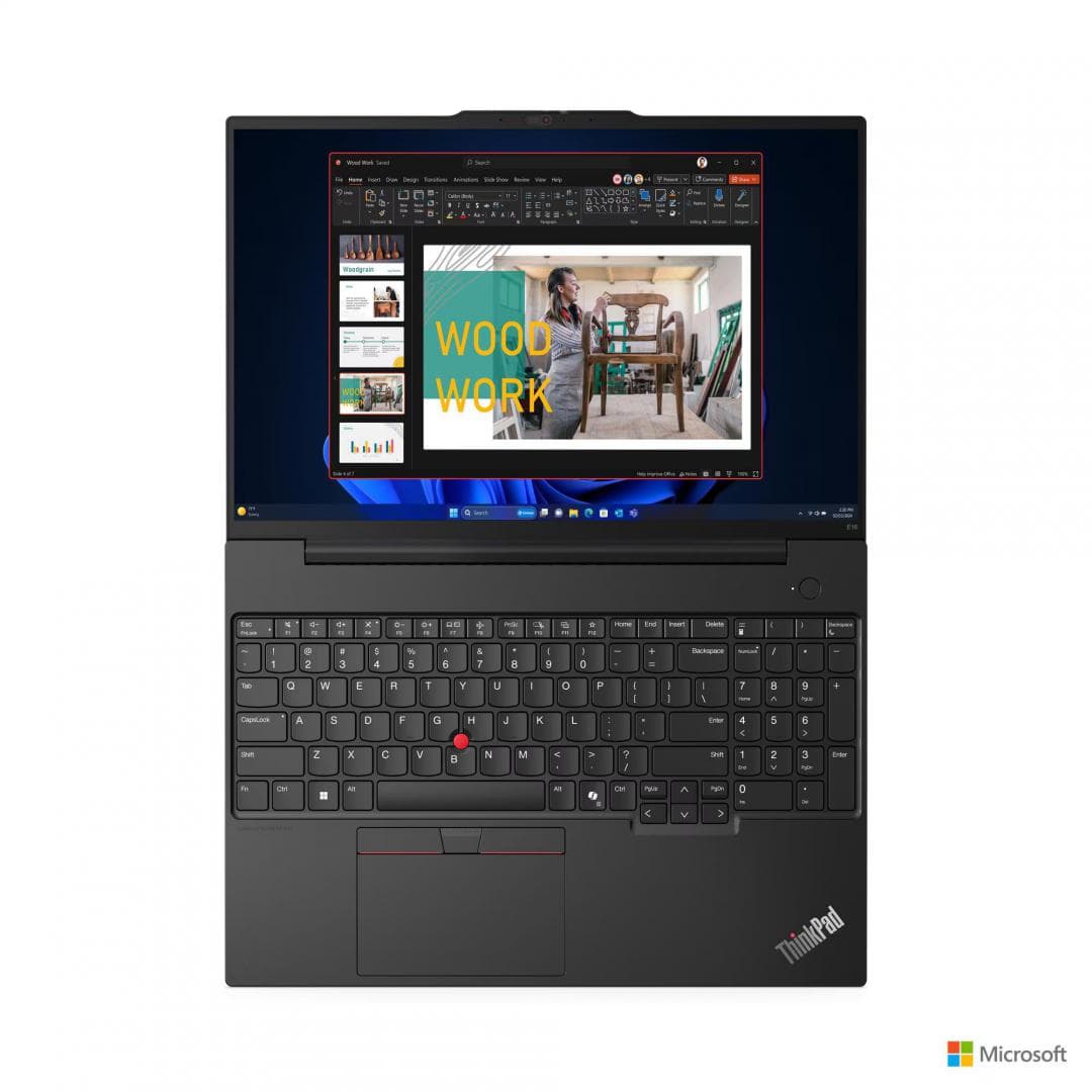 Laptop Business Lenovo ThinkPad E14 Gen 7, cu procesor Intel Core Ultra 7 255H, 14'' IPS, 16 GB DDR5, 1 TB SSD, Intel Arc 140T, Fr OS