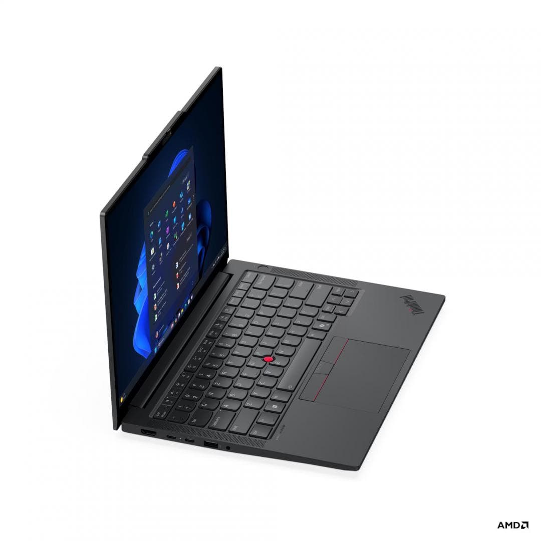 Laptop Business Lenovo ThinkPad E14 Gen 7, cu procesor AMD Ryzen 7 250, 14'' IPS, 16 GB DDR5, 512 GB SSD, AMD Radeon 780M, Fr OS