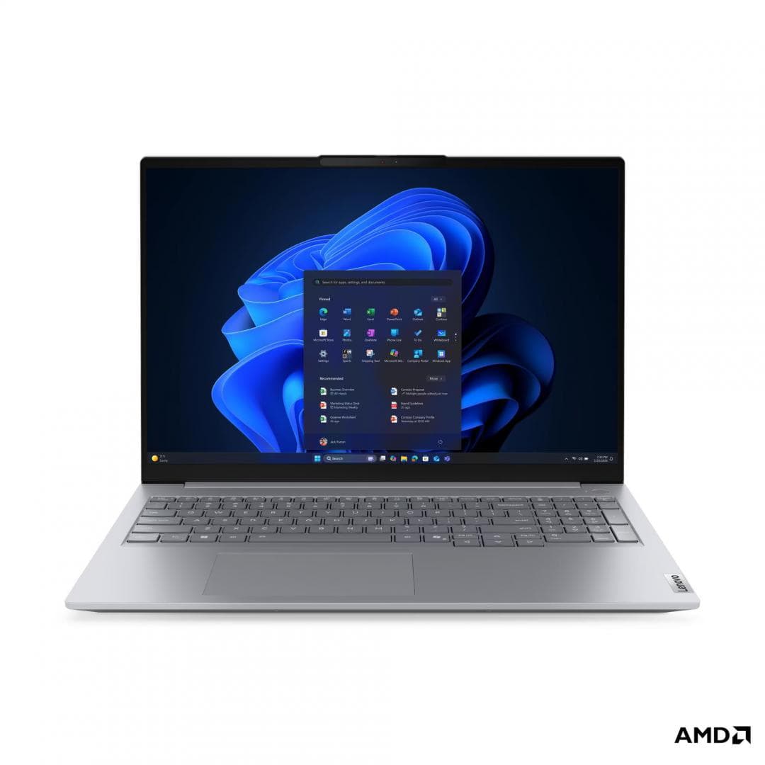 Laptop SMB Lenovo ThinkBook 14 G9 AHP, cu procesor AMD Ryzen 7 250, 14'' IPS, 32 GB DDR5, 512 GB SSD, AMD Radeon 780M, Fr OS