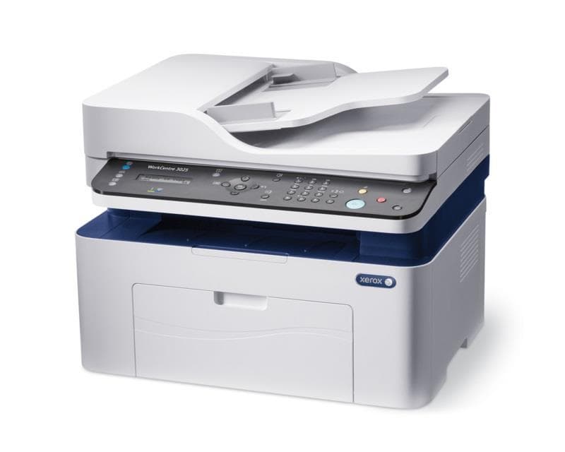 Multifunctional laser mono Xerox WorkCentre 3025V_NI, Print/ Copy/ Scan/ Fax, Viteza: 20 ppm, Rezolutie: 600X600 dpi, Procesor 600 MHz, Memorie 128 MB, Limbaje de printare: GDI, Interfata: USB, Ethernet, Wireless, ADF 40 pagini, Consumabile:106R02773 sau 106R03048. Se livreaza cu cartus de700 de
