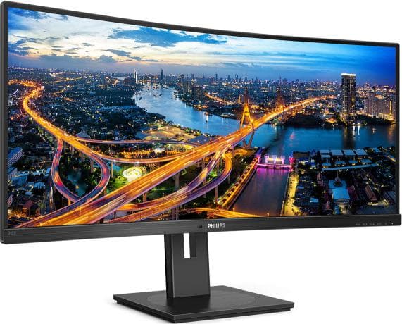 Monitor Philips 34" 345B1C/00, Curvature: 1500R, Diagonal (inch): 34, Diagonal (cm): 86, Aspect ratio: 21:9, Panel: VA, Resolution: 3440x1440, Refresh Rate: 100Hz, Response time GtG: 5ms, Brightness (max): 300 cd/m², Contrast (static) : 3000:1, Contrast (dynamic): 80M:1, Viewing angle: 178°/178°