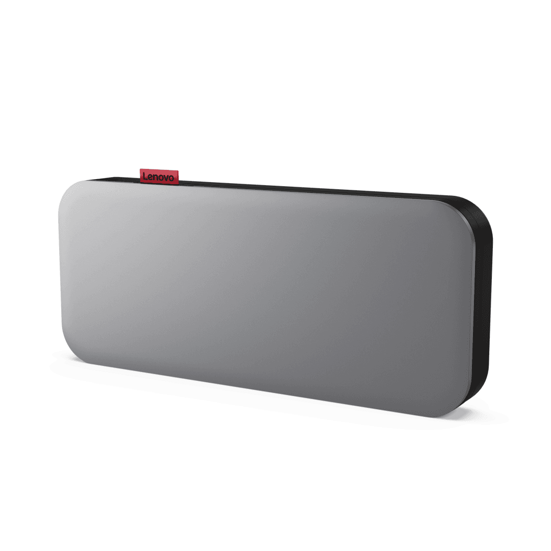Lenovo Go USB-C Laptop Power Bank, 20,000mAh capacity, 65W max. output, Dual USB-C connection, 1 x USB-C port + 1 x USB-C integrated cable, USB- C charging support power-in and power-out, 1 x USB-A fast charging up to 18W, Fast charge with any USB-C adapter, fully charged in 3 hours, Simultaneously