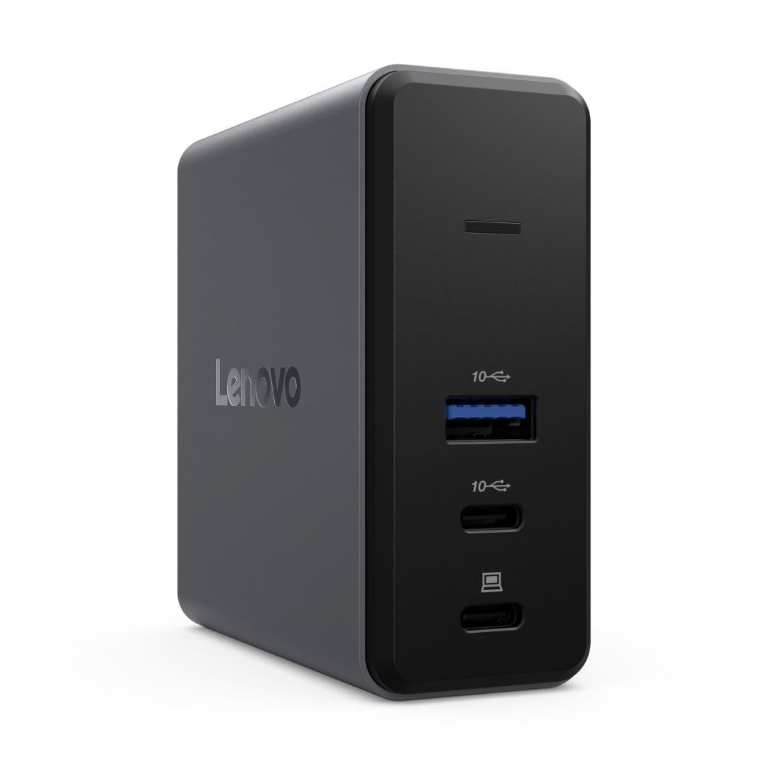 Lenovo X9 Charging GaN Dock Prin cablu USB 3.2 Gen 2 (3.1 Gen 2) Type-C Gri