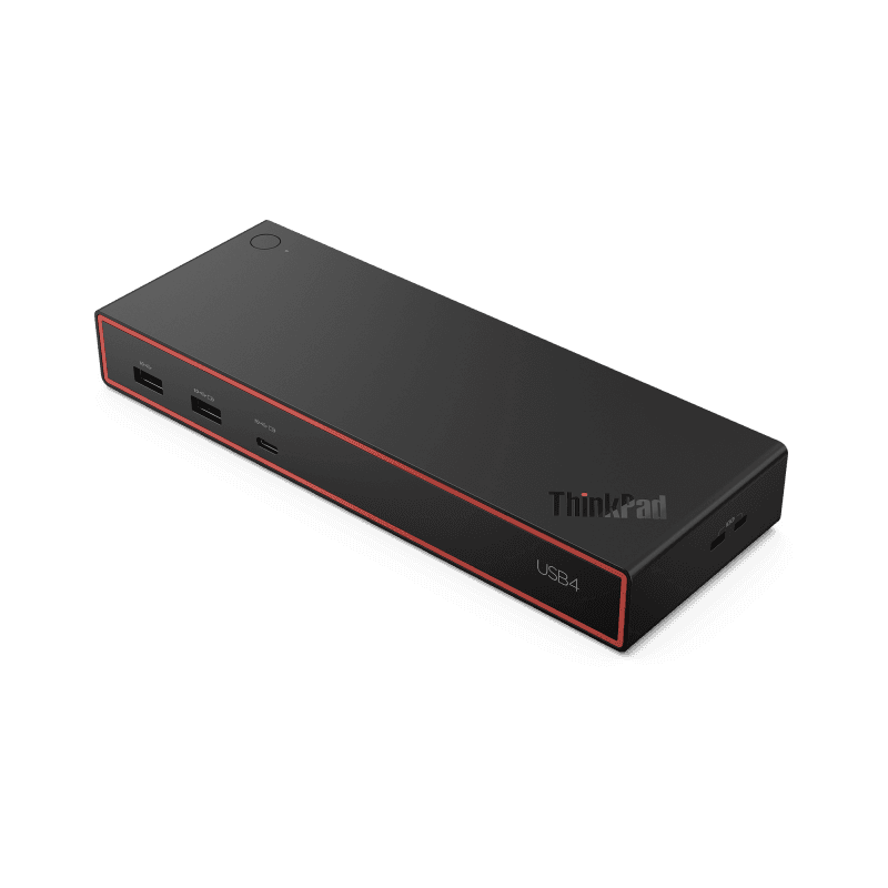 Lenovo ThinkPad USB4 Dock 5000 Prin cablu Thunderbolt 4 Negru