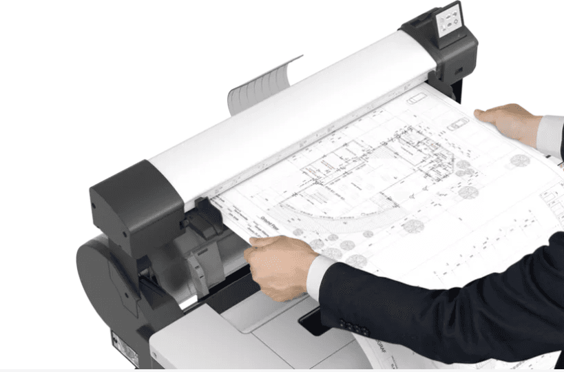 Scanner Large Format Canon LM24, dimensiune A1 (24"), pentru TM-240, 255 viteza scanare: Hârtie simplă (A1): 0:20 (modul rapid economic) 0:23 (modul rapid) 0:40 (standard), Rezoluţie optică (dpi) 600 dpi, Lungime maximă e scanare 2.76m, greutate 5.28 kg, Tehnologie de scanare: SingleSensor, canare