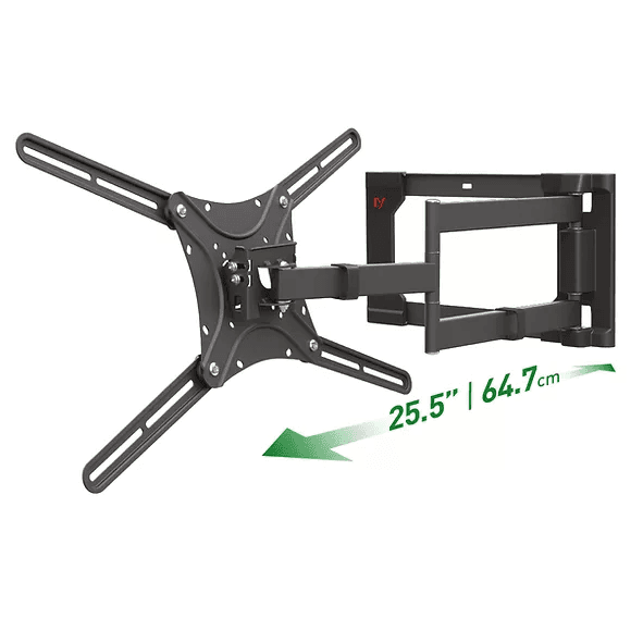 Suport TV de perete, Barkan 4400.B, Fix, 40"- 80", VESA 600 x 400 mm, suporta pana la 50kg, negru