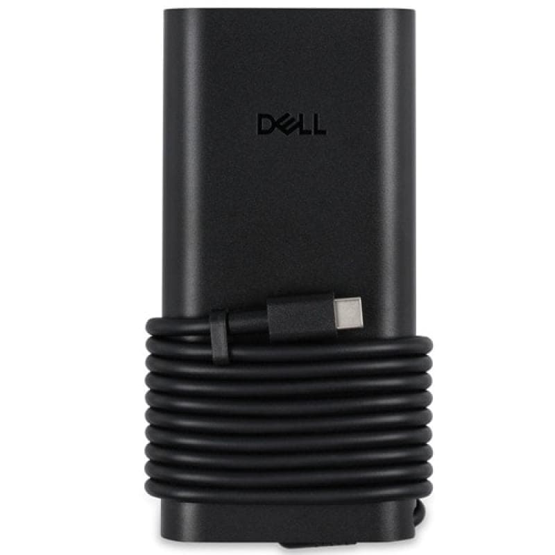 Dell 165W USB-C GaN AC Adapter, Cable Length: 1 m, Cables Included Detail: 1m Power Cord (EUR), USB Type-C: Yes, Maximum Output Power: 165 W, Height: 5.4 inch, Width: 2.6 inch, Depth: 0.9 inch, Weight (Approximate): 15.87 oz, Package Contents: Power Adapter, 1m Power Cord (EUR), Compatibility: Dell