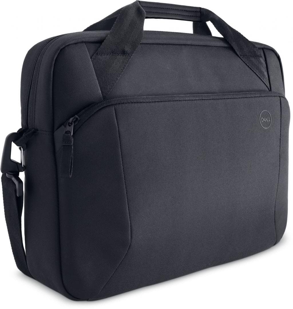 Dell EcoLoop Pro Slim Briefcase 15, Color: Black, Laptop Compatibility: Fits most laptops with screen sizes up to 15.6" (Excluding Dell G Series Gaming, Alienware and Dell Rugged Laptop Series, max laptop dimension: 360 x 255 x 25 mm), Features:  Made with solution-dyeing process for polyester that