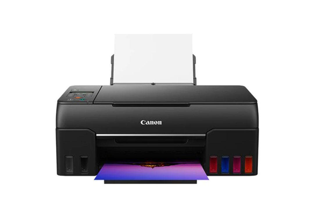 Multifunctional inkjet color CISS Canon Pixma G640, dimensiune A4,viteza 3.9 ppm alb-negru, rezolutie 4800x1200dpi, alimentare hartie 100coli, Scanner CIS, rezolutie scanare:600 x 1200, 99 copii max, zoom:25%-400%, format hartie: A4, A5,B5, interfata: USB, WIFI, consumabile:GI-43BK, C, M, Y, R