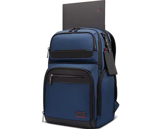 Lenovo ThinkPad Executive 16" Backpack, 22L capacity, 36.2 x 25.3 x 2.2 cm, 1.8kg, Outside Fabric Material: polyester 88%, leather 12%, Navy