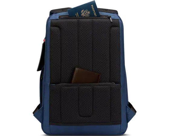 Lenovo ThinkPad Executive 16" Backpack, 22L capacity, 36.2 x 25.3 x 2.2 cm, 1.8kg, Outside Fabric Material: polyester 88%, leather 12%, Navy