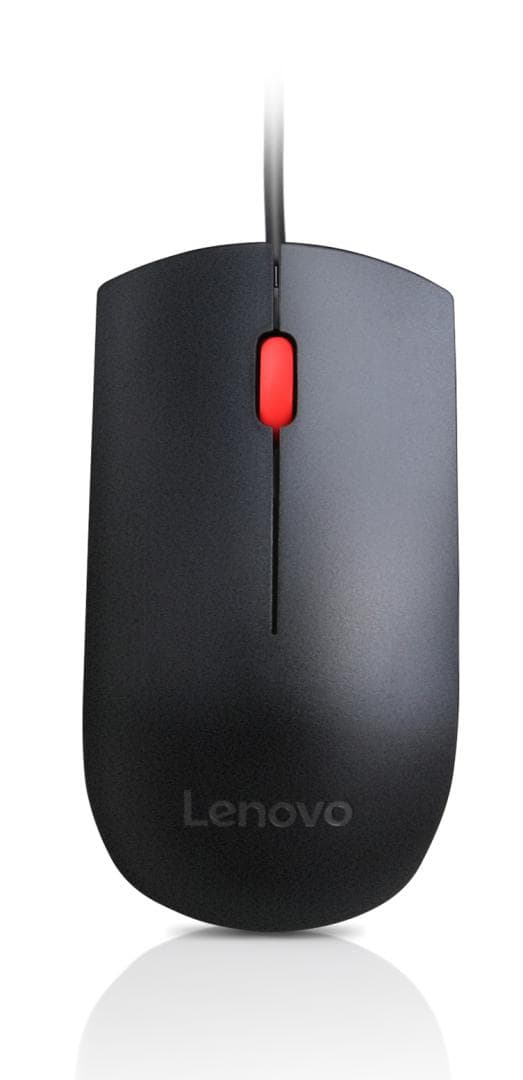 Mouse Lenovo Optical Wheel Mouse, 1600 DPI, Wired, Black