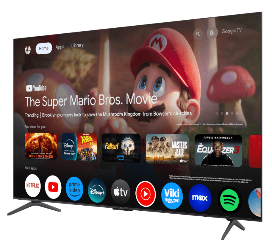 Televizor TCL Mini LED 50Q6C, 126 cm, Smart Google TV, 4K Ultra HD, (Model 2025)