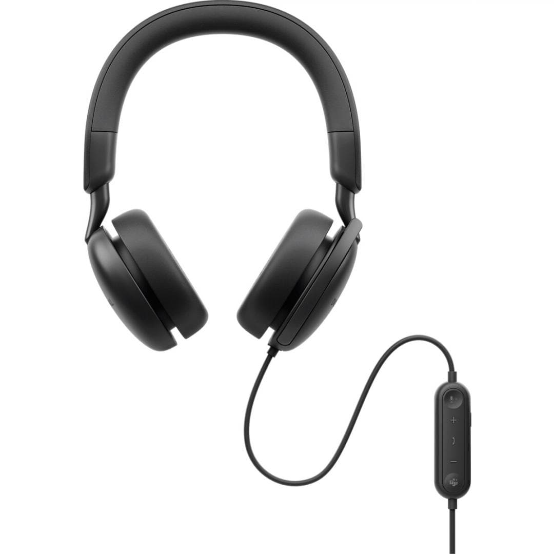 DELL PRO WIRED ANC HEADSET WH5024, Tech Specs: Audio (output/speaker): Speaker Size 40mm, Frequency Response 20Hz - 20kHz, Frequency Response (talk mode) 100Hz - 8kHz, Speaker Driver Sensitivity 120dB @ 1mW/1kHz, Noise cancellation ANC, User Hearing Protection: Yes, Audio (input/microphone): Noise