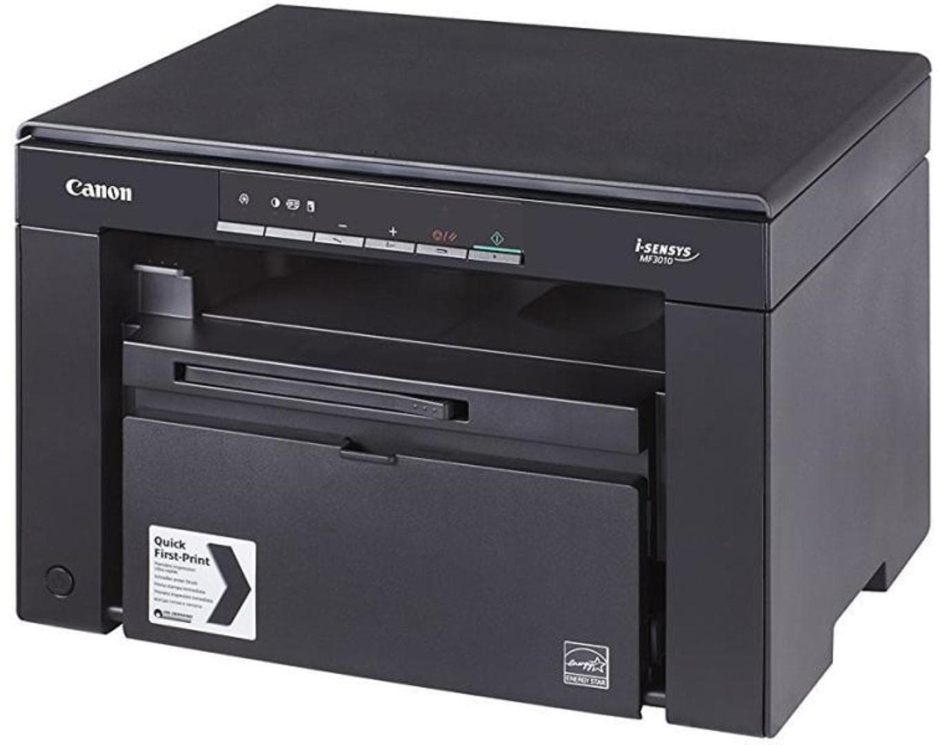 Multifunctional laser mono Canon MF3010 + 2X CRG725 incluse in pachet,dimensiune A4 (Printare, Copiere, Scanare), viteza 18ppm, rezolutie max1200x600dpi, memorie 64MB RAM, alimentare hartie 150 coli, limbaj deprintare UFRII-LT, scan: flatbed, color, max 600dpi, copy : max 18cpm,600x600dpi , max 9