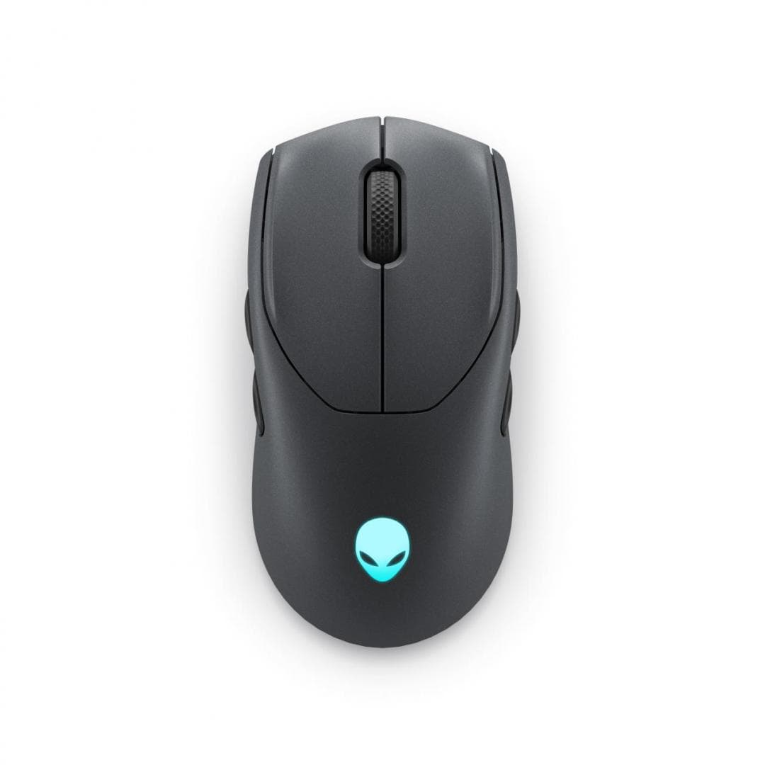 Dell Alienware Tri-Mode Wireless Gaming Mouse AW720M, Connection type: Tri-mode Wireless (2.4GHz, Bluetooth 5.1 and wired), Movement Resolution: 26000 dpi, , Magnetic Snap Charging Function, Adjustable Dots Per Inch (DPI), Wireless mode (2.4GHz), Buttons Qty: 8, Performance: 50 G maximum
