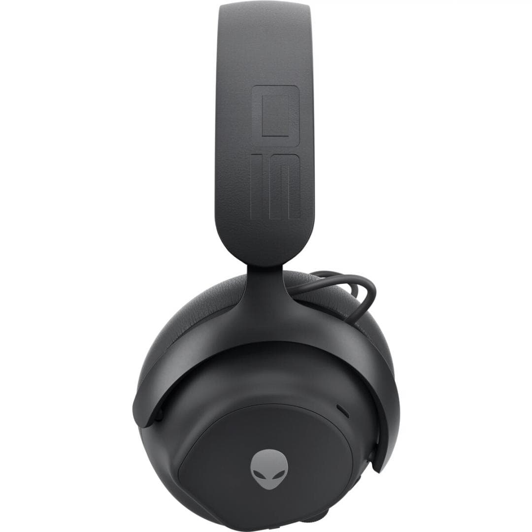 Alienware Pro Wireless Gaming Headset, Connectivity Technology: Wired/Wireless, Wireless Technology: Bluetooth, Wireless Operating Distance: 30m, Bluetooth Standard: Bluetooth 5.3, Impedance: 32 Ohm, Features: 50mm graphene-coated drivers, 2-mic AI noise cancellation, ANC, Noise Canceling: Yes, Fast