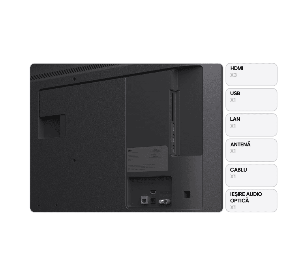 Televizor LG LED 55UA74003LB, 139 cm, Smart, 4K, Clasa G