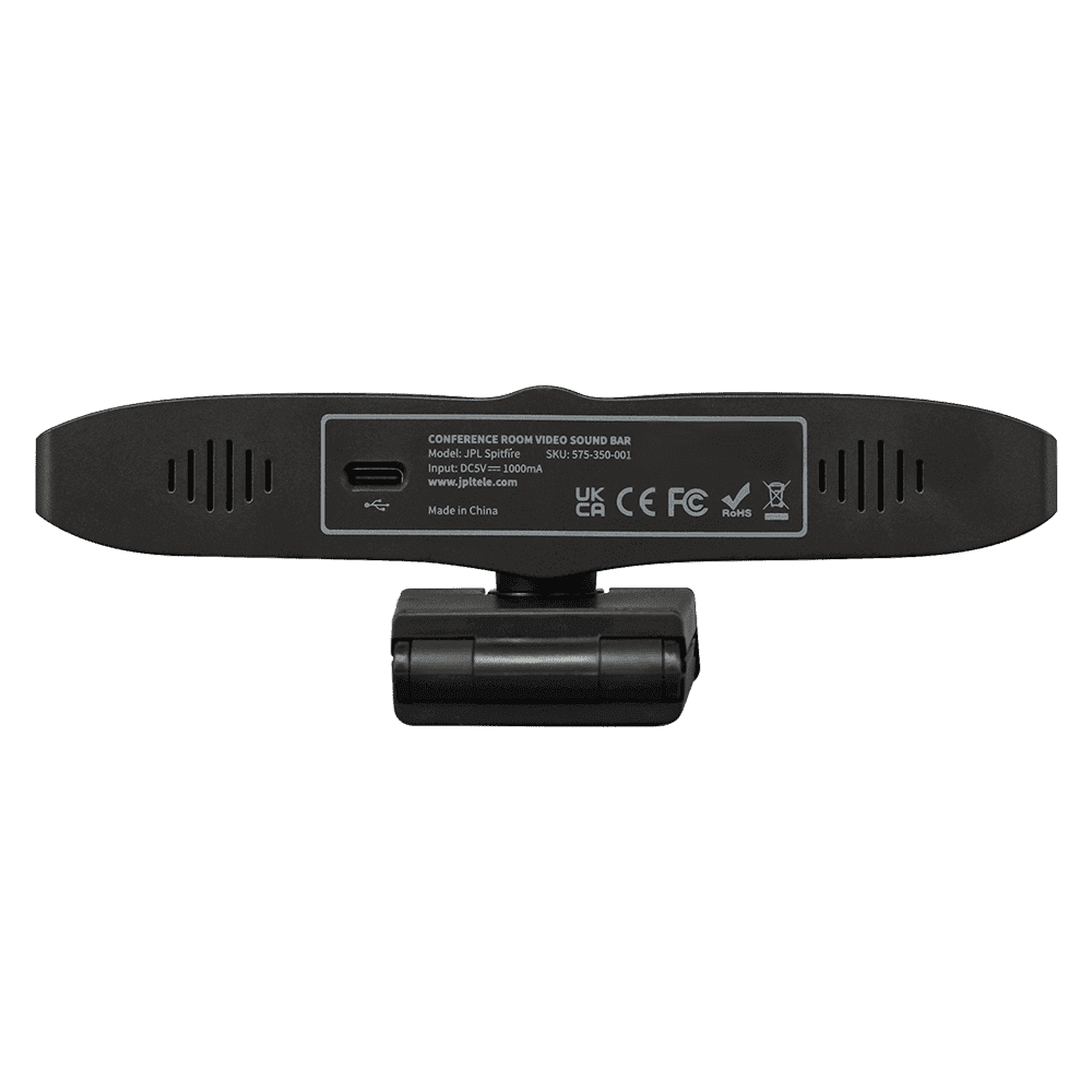 JPL Mini Conference Room Video Sound bar, 4K UHD 3840 x 2160p, negru
