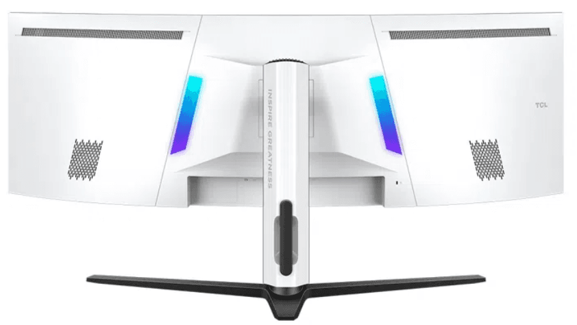 Monitor Gaming Curbat QD-mini LED TCL 57R94 57", Dual UHD (7680x2160), 120Hz, 1ms, AMD FreeSync™ Premium, NVIDIA G-Sync Compatible, R1000, Boxe 10W x2, USB Type-C 90W, Hub USB, 2x HDMI, DisplayPort, Pivot, VESA, alb