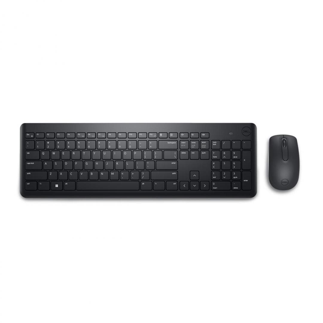 Dell Kit Mouse and Keyboard KM3322W Wireless, QWERTZ Romanian Layout, Device Type: Keyboard and mouse set, Wireless Receiver: USB wireless receiver, Connectivity Technology: Wireless, Interface: 2.4 GHz, Keyboard: Adjustable Height: Yes, Hot Keys Function: Volume, mute, Keyboard Technology: Plunger
