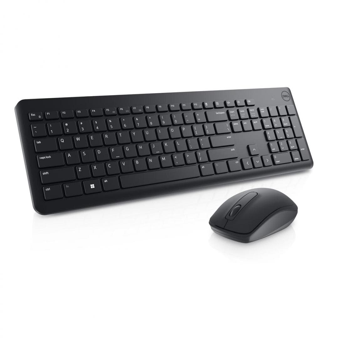 Dell Kit Mouse and Keyboard KM3322W Wireless, QWERTZ Romanian Layout, Device Type: Keyboard and mouse set, Wireless Receiver: USB wireless receiver, Connectivity Technology: Wireless, Interface: 2.4 GHz, Keyboard: Adjustable Height: Yes, Hot Keys Function: Volume, mute, Keyboard Technology: Plunger