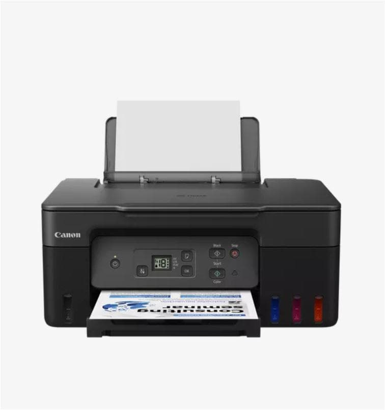"Multifunctional inkjet color CISS Canon PIXMA G2470, dimensiune A4(Printare, Copiere, Scanare), viteza imprimare 11ipm alb-negru, 6ipm color,rezolutie printare 4800x1200 dpi, imprimare fara margini, alimentarehartie 100 coli, scanner CIS rezolutie 600x1200 dpi, copiere multipla 99copii, Zoom 25