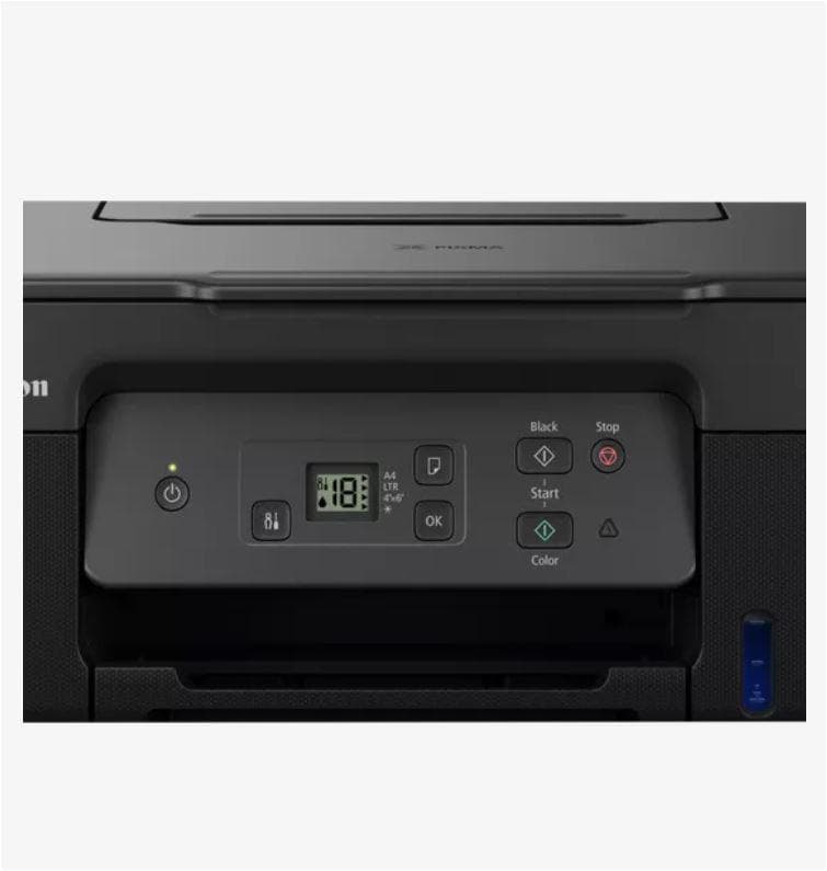 "Multifunctional inkjet color CISS Canon PIXMA G2470, dimensiune A4(Printare, Copiere, Scanare), viteza imprimare 11ipm alb-negru, 6ipm color,rezolutie printare 4800x1200 dpi, imprimare fara margini, alimentarehartie 100 coli, scanner CIS rezolutie 600x1200 dpi, copiere multipla 99copii, Zoom 25