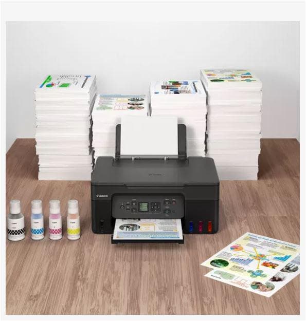 "Multifunctional inkjet color CISS Canon PIXMA G3470 Black, dimensiune A4(Printare, Copiere, Scanare), viteza imprimare 11ipm alb-negru, 6ipm color,rezolutie printare 4800x1200 dpi, imprimare fara margini, alimentarehartie 100 coli, scanner CIS rezolutie 600x1200 dpi, copiere multipla 99copii