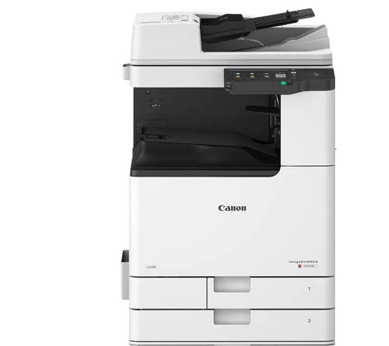 Multifunctional laser color Canon imageRUNNER C3326i, dimensiune A3 (Printare, Copiere, Scanare, Fax Optional), duplex, viteza imprimare 26ppm A4 / 15ppm A3, rezolutie printare 1200dpi × 1200dpi, , procesor 1.6GHz, memorie 2GB RAM, alimentare hartie 100 + 550 + 550 coli, alimentare hartie maxim 2300