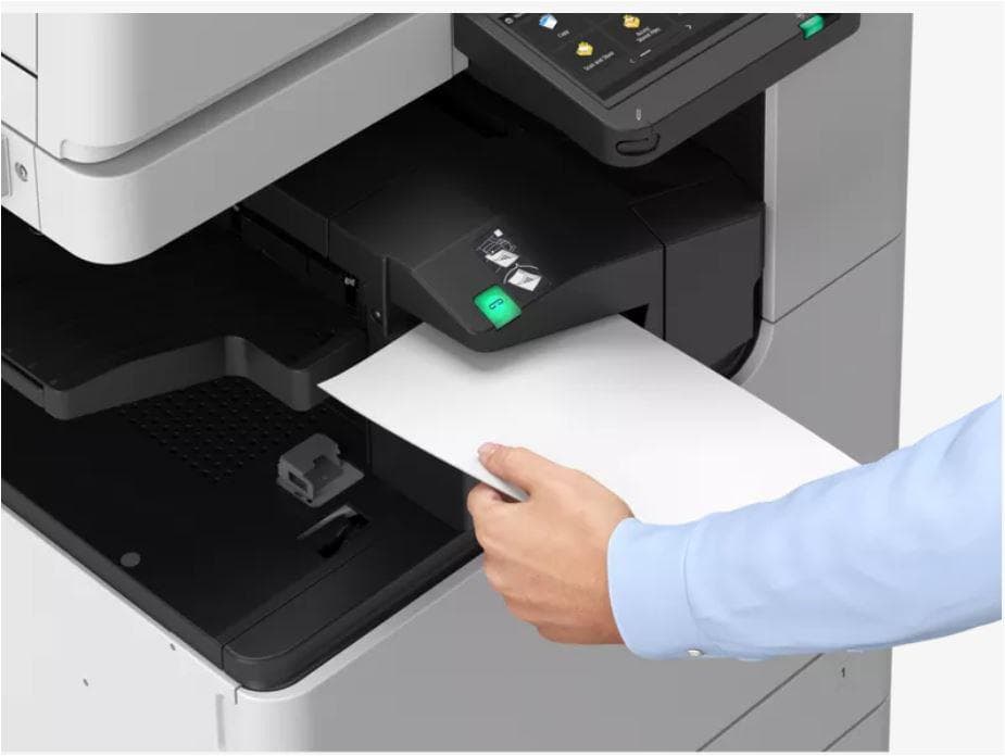 Multifunctional laser color Canon imageRUNNER C3326i, dimensiune A3 (Printare, Copiere, Scanare, Fax Optional), duplex, viteza imprimare 26ppm A4 / 15ppm A3, rezolutie printare 1200dpi × 1200dpi, , procesor 1.6GHz, memorie 2GB RAM, alimentare hartie 100 + 550 + 550 coli, alimentare hartie maxim 2300