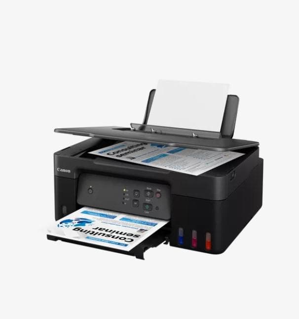 Multifunctional inkjet color CISS Canon PIXMA G2430, dimensiune A4(Printare, Copiere, Scanare), viteza 11 ipm alb-negru, 6 ipm color,rezolutie printare 4800x1200 dpi, imprimare fara margini, alimentare hartie 100 coli, scanner CIS rezolutie 600x1200 dpi, copiere multipla 99 copii, Zoom 25%-400%