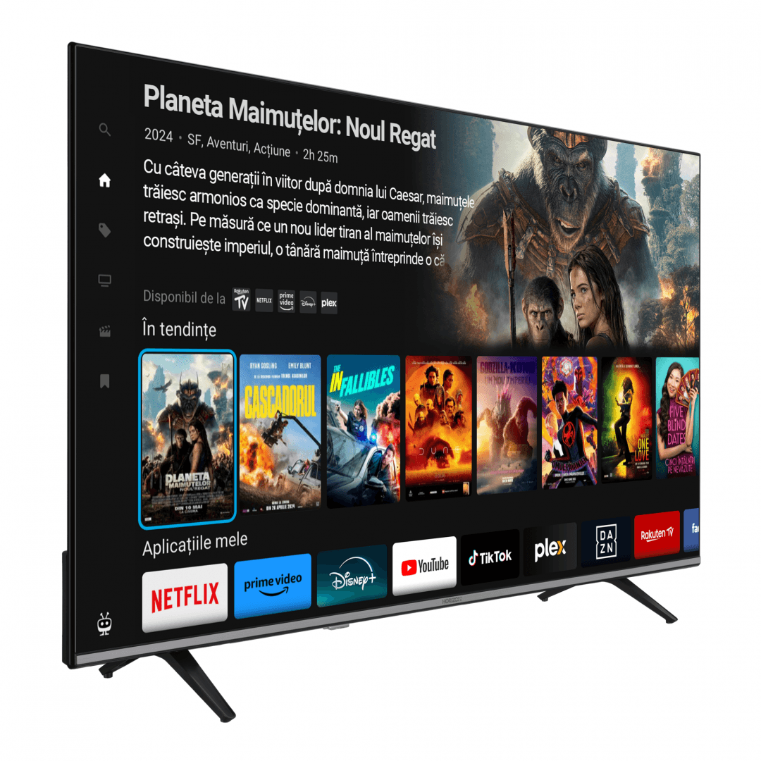 LED TV HORIZON SMART 65HL7560U/D, 65" D-LED, 4K Ultra HD, DVB-S2/T2/C, CME 400Hz, TiVo, Contrast 5000:1, 350 cd/m2, 1x CI+, 3x HDMI (v2.0), 2x USB(v2.0), 1x Optic, 1x AUX, 1x LAN(RJ45), USB Player (AVI,MKV, H.265/HEVC, JPEG), HDR10, Dolby Vision + Dolby Atmos, DTS HD, Hotel TV Mode (Passive), VESA
